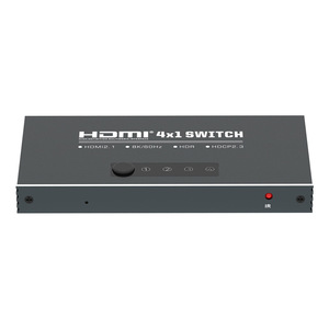 HD 8k cho <span class=keywords><strong>HDMI</strong></span> 4-in-1 ra Switcher và <span class=keywords><strong>Selector</strong></span> kim loại âm thanh & <span class=keywords><strong>video</strong></span> phụ kiện - Product Image 3