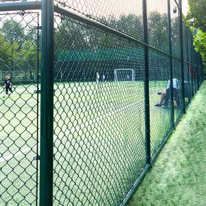 50X50 60X60mm galvanisé à chaud/enduit de PVC Football volley-ball basket-ball Sport jeu ferme champ chaîne lien clôture prix - Product Image 3