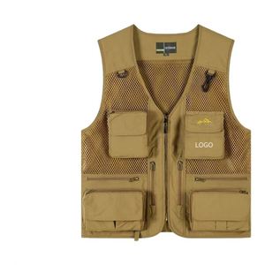 Chaleco Multibolsillos de Moda de Súper Calidad para Pesca y Escalada, Chaleco Deportivo Multifuncional para Hombre - Product Image 2