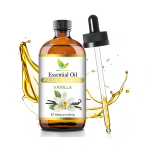 Olio Essenziale di Vaniglia Premium 118 ml <span class=keywords><strong>con</strong></span> Contagocce in Vetro, Ideale per Diffusori, Aromaterapia, Creazione di Candele e Sapone Fai-da-Te - 4Fl.Oz - Product Image 1