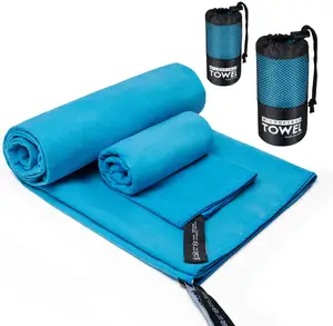 Personalized Logo Microfiber Fabric Gym Sweat Towel Sports Towel