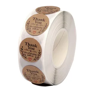 Custom Designed Cartoon 'Thank You' <strong>Adhesive</strong> Waterproof <strong>Vinyl</strong> Labels Promotional <strong>Stickers</strong> - Product Image 3