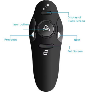TB-28 PPT Page Turner 2.4G <b>Projector</b> Pen Multi-functional Presentation Remote Black ABS Material <b>Laser</b> Pointer - Product Image 3