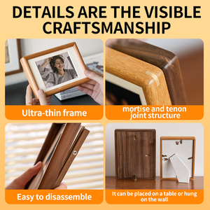 Factory Direct Sales of Cheap Teak Photo <strong>Frames</strong>, Wholesale of High-quality Display Stands - Product Image 3