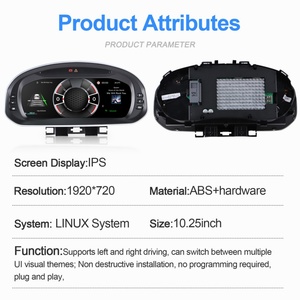 Navihua Linux System Ghost Screen Dashboard <b>for</b> VW Volkswagen Jetta 2013-2019 New 10.25" <b>Car</b> Digital Cluster Auto <b>Speedometer</b> - Product Image 5
