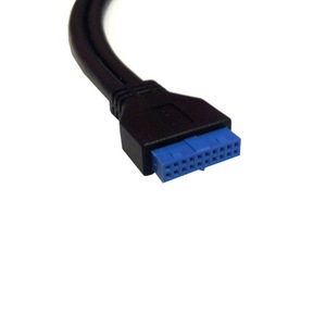 Cable de soporte Szhy-Link USB 3.0 de 20 pines a doble USB 3.0 de 50 cm para panel trasero de caja de PC - Product Image 4