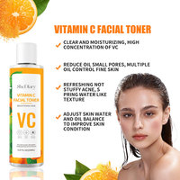 Tonique hydratant naturel pour le visage, antioxydant, éclaircissant, blanchissant, avec vitamine C et acide hyaluronique, 150 ml, faible MOQ, vente en gros