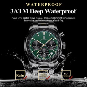 Reloj POEDAGAR de Lujo para Hombre, Resistente al Agua, Luminoso, con Fecha, Cronógrafo, Reloj de Cuarzo de Moda para Hombre, Relojes Deportivos de Acero Inoxidable para Hombre - Product Image 5