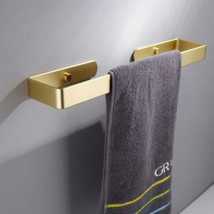 Toallero de Pared de Acero Inoxidable con Acabado Dorado y Calefactor, Diseño Moderno para Dormitorio, Baño, Cocina, Hoteles, Duchas, 40CM - Product Image 1