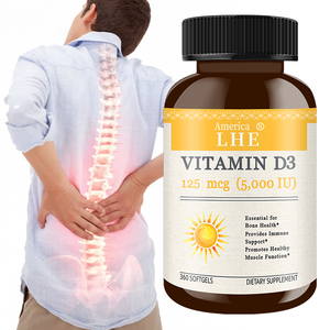 Gélules de vitamine D3 personnalisées Shecome, favorisent la santé immunitaire et la santé osseuse, complément de vitamine D3, 180 gélules pour hommes et femmes - Product Image 3