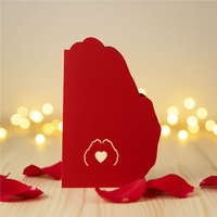Tarjeta de Felicitación 3D Pop-Up Personalizada para el Día de la Madre, San Valentín, Cumpleaños, Ecológica, Reciclable, Romántica, con Diseño de Palmera y Corazón
