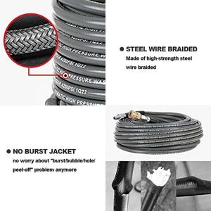 Amsturdy PH09-15 50ft немаркий зубчика упорный высокая прочность на растяжение плетеная проволока высокого давления сила трубы шланг высокого давления - Product Image 5