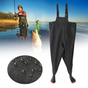 Pantalon de pêche unisexe imperméable et respirant avec bas intégré, taille 43 - Product Image 6