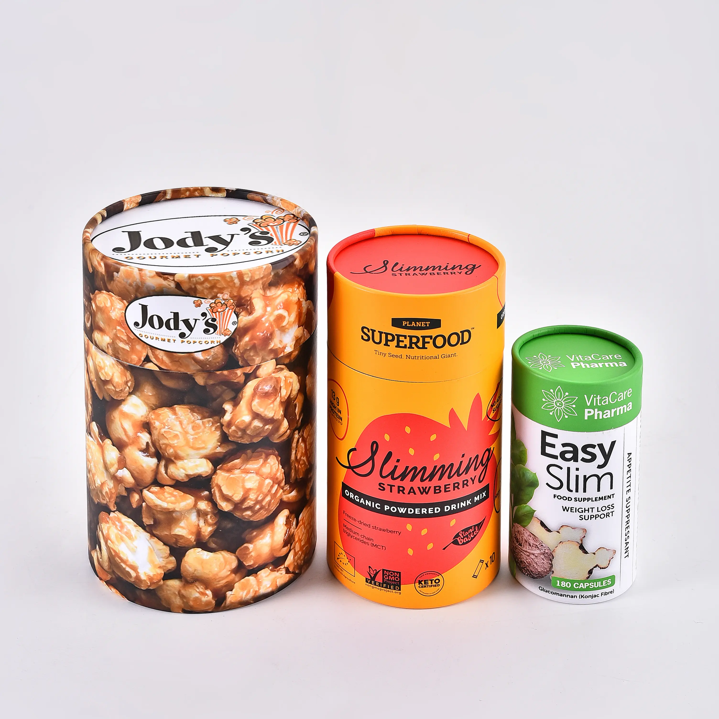 Цилиндрическая упаковка для пищевых продуктов, матовая круглая коробка, цилиндрическая бумажная трубка, индивидуальная упаковка для кофейных зерен