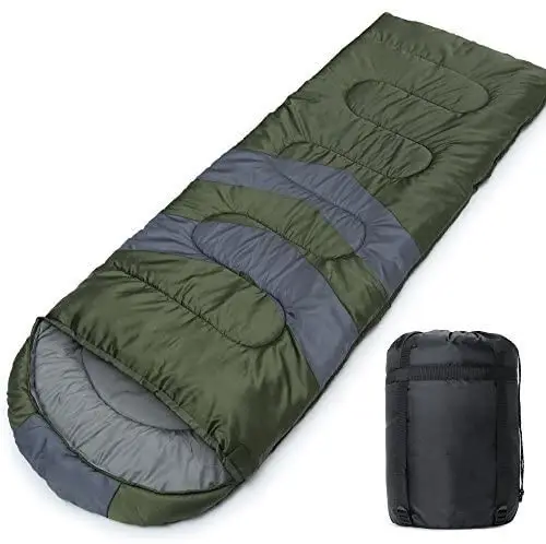 woqi Sleeping Bags for Adults Kids & Toddler - Camping Accessories Backpacking Gear for Cold Weather & Warm easy carry