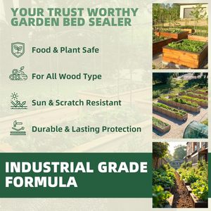 Teinture et Scellant pour <span class=keywords><strong>Bois</strong></span> Extérieur Extrêmement Transparent en une seule application – Scellant Transparent Imperméable pour Terrasses, Clôtures et Bardages - Product Image 2