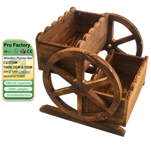 Ruote <span class=keywords><strong>per</strong></span> fioriera <span class=keywords><strong>da</strong></span> giardino in legno a 2 livelli carretto decorativo a <span class=keywords><strong>fiori</strong></span> sopraelevato <span class=keywords><strong>per</strong></span> <span class=keywords><strong>balcone</strong></span> Patio con fori di drenaggio <span class=keywords><strong>per</strong></span> <span class=keywords><strong>fiori</strong></span> - Product Image 1