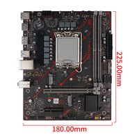 Carte mère PC haute performance B760, double canal DDR4, compatible Core i9, i7, i5, i3 12e et 13e génération, Pentium, socket LGA 1700, format ATX, LGA1700