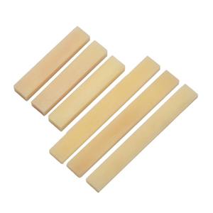 120 पीसी प्राकृतिक रंग खाली भैंस हड्डी गिटार नट्स और स्ट्रिंग उपकरणों के लिए काठी बास मंडोलिन बानजो उलुले भागों - Product Image 4