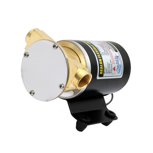 ISURE Self Priming Gear <b>Pump</b> Electric Water <b>Pump</b> <b>12V</b> 3000GPH Marine Boat RV Drain <b>Pump</b> Stainless Steel 12ft Head - Product Image 4