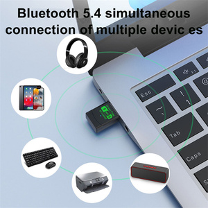 Adaptateur WiFi 6 USB pour <span class=keywords><strong>PC</strong></span> de bureau et ordinateur portable, 900 Mbps, double bande 2,4/5 GHz avec <span class=keywords><strong>Bluetooth</strong></span> 5.3, taille nano, plug & play - Product Image 5