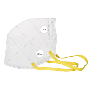 Masker debu Niosh sekali pakai <span class=keywords><strong>N95</strong></span>, masker wajah <span class=keywords><strong>N95</strong></span> pernapasan industri dapat dilipat - Product Image 2