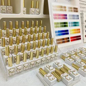 2022 Professional Nail Supplies soak off gel nail polish Custom Private label Color uv/led lamp gel polish for nail salon