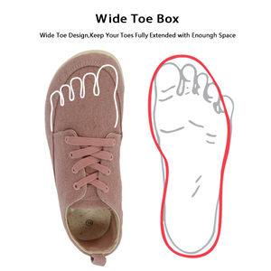 Chaussures plates décontractées en toile respirantes pour femmes, style <span class=keywords><strong>mocassin</strong></span>, pour le week-end, le quotidien, les trajets, confort toute la journée, effet pieds nus, zéro drop, vente en gros - Product Image 5