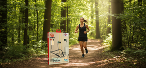 WISDOMUP Cuffie Wireless a Collare con Batteria da 500-1000mAh, 10-15 Ore di Autonomia, Auricolari Sportivi - Product Image 2