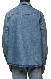 <span class=keywords><strong>Camicie</strong></span> da <span class=keywords><strong>uomo</strong></span> personalizzate versatili a maniche lunghe con bottoni <span class=keywords><strong>in</strong></span> cotone Denim comode top di <span class=keywords><strong>Jeans</strong></span> - Product Image 3