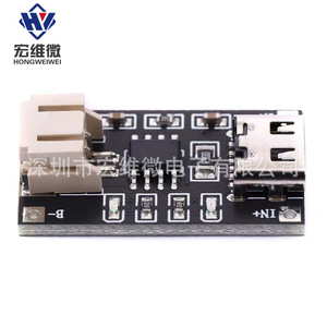 Módulo de Carga de Batería de Litio Hongwei Micro TP4056 3.7V 1A USB Tipo C con Terminal PH2.0 - Product Image 1