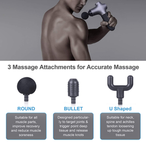 Produit de Massage Personnalisé pour Dames Corée Masseur <span class=keywords><strong>Thermique</strong></span> Fascia Booster Deep Tissue Percussion Vibration Muscle Massage Gun - Product Image 4