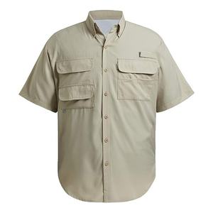 Ropa de Pesca Personalizable de Secado Rápido, Camisa de Pesca para Hombre, Transpirable, Cómoda, con Botones, para Actividades al Aire Libre - Product Image 3