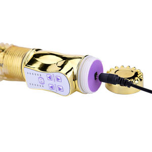 Medische Siliconen Tpe Materiaal Vibrerende 360 Rotatie Stoten Vibrerende Konijn <span class=keywords><strong>Dildo</strong></span> Bij Vibrators Voor Vrouwen Realistische Seksspeeltjes - Product Image 4