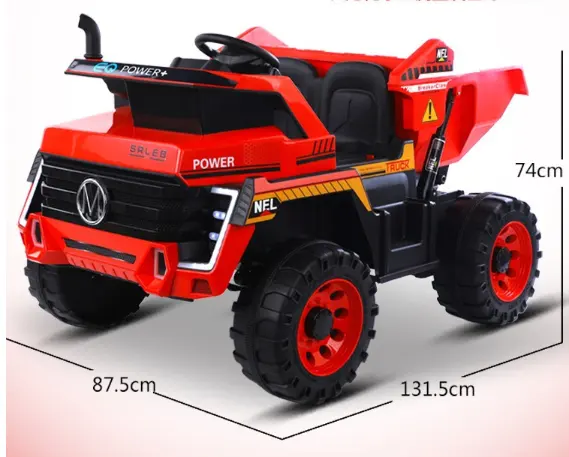The best selling12v 2seat Bluetooth remote control kids Construction trucks, kids tractors ride on car