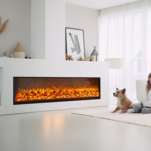 <span class=keywords><strong>Cheminée</strong></span> électrique LED multicolore pour intérieur, inserts de <span class=keywords><strong>cheminée</strong></span> intégrés, style européen moderne, télécommande anglaise - Product Image 3