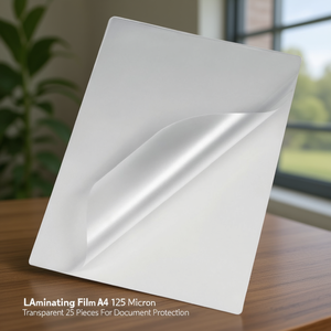 ฟิล์มเคลือบบัตร A4 125 ไมครอน ใส 25 ชิ้น สำหรับปกป้องเอกสาร - Product Image 3
