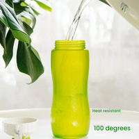 Bouteille d'eau portable en plastique à boire directement avec poignée en corde et filtre, tasse à eau réutilisable