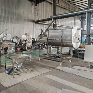 Máquina mezcladora de polvo seco 200l-300L Mezclador de especias Mezclador de cinta horizontal Máquina mezcladora de alimentos para aves de corral - Product Image 5