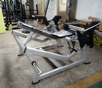 Machine d'hyperextension inverse de jambon de fessier d'équipement de forme physique de gymnastique en acier chargée par plaque commerciale pour l'entraînement de force de jambe de poitrine