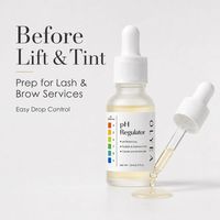 Équilibreur de pH liquide doux pour cils, avec compte-gouttes précis et texture légère, pour les traitements de permanente et de lifting des cils