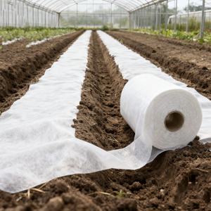 Esun Supply – Tissu non tissé spunbondé en acide polylactique biodégradable, respirant, uni, blanc et jaune <span class=keywords><strong>bambou</strong></span>, en rouleaux - Product Image 2