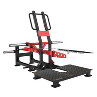 Equipo de gimnasio comercial MMD, juegos de accesorios multideportivos DDP, máquinas cargadas con placa de construcción de acero para ejercicio seguro de piernas