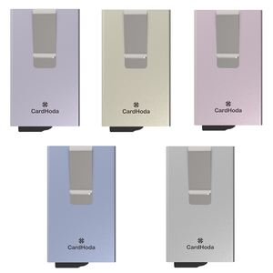 Porte-cartes RFID en aluminium Mini portefeuille anti-RFID avec cartes de crédit et de nom Porte-cartes élégant 6 pouces 8 mm - Product Image 6