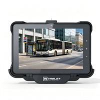Tableta Robusta para Vehículos de 10.1 Pulgadas, Quad-core, 4G, GPS, USB, Sistema Android con CANBUS J1939 ODB-II para Transporte Público