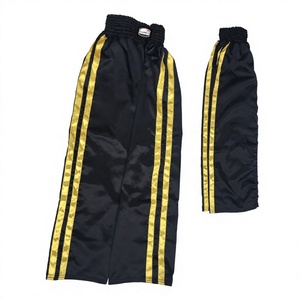 Pantalones de Kick Boxing de Seda Satinada para Adultos, Unisex, con Paneles Laterales, de Alta Calidad, Hechos a Medida, para MMA y Artes Marciales, al Mejor Precio - Product Image 4