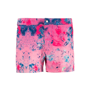 Pantaloncini da ginnastica elastici da <span class=keywords><strong>uomo</strong></span> di alta qualità pantaloncini da spiaggia elasticizzati a 4 vie Shorts da spiaggia slip in Spandex riciclati stampati personalizzati - Product Image 4