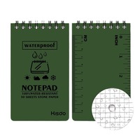 Carnet de notes spirale en papier de pierre avec couverture PP étanche, résistant aux intempéries, fabriqué en Chine, pour le bureau et la papeterie