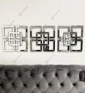 Modern Factory Wholesale Wall Decoration Wall Mirror Set