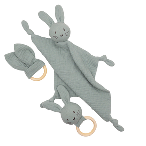 <b>Baby</b> Security Blanket <b>Muslin</b> Loveys <b>Babies</b> Girls Boy Unisex Soft Backing Stuffed Plush Cuddle Newborn Blankie - Product Image 2